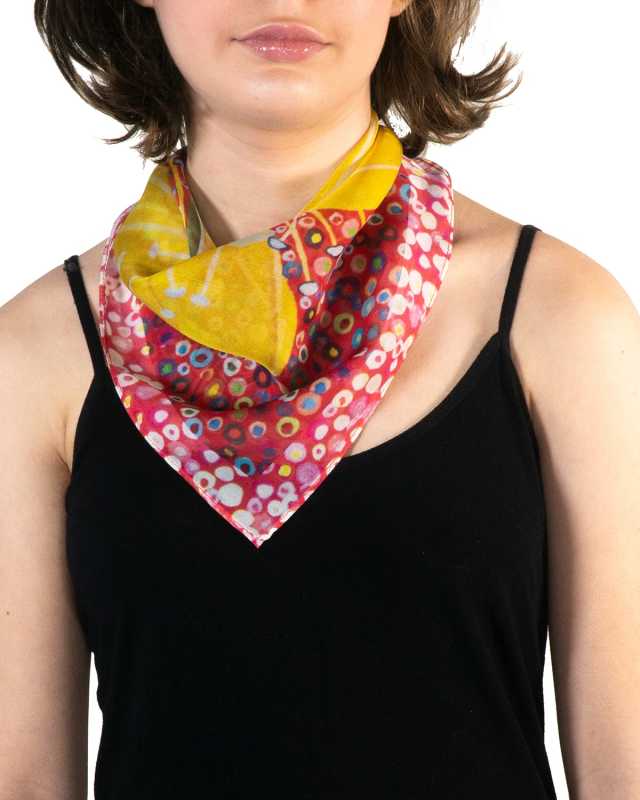 Bend Silk Chiffon Scarf